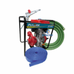 Irrigation kit! 15hp 3" Pulsar Diesel Water Pump + 100m Lay flat PVC Pipes + 10m Suction Pipe + 50m Sprinkler rain gun - 95m 85m3/Hr