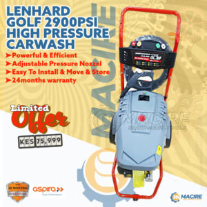 LENHARD GOLF 2900PSI HIGH PRESSURE CARWASH ELECTRIC