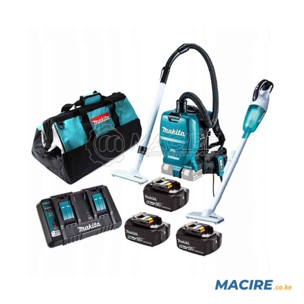 MAKITA DLX2248PT 1 CORDLESS CLEANER COMBO KIT 18V