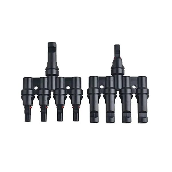 MC4 Branch Solar Connector 4 To 1