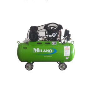 Milano Italia 100liters Air Compressor Double Piston – Heavy Duty