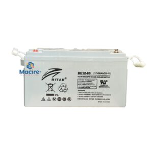 Original! 80ah 12v Ritar Deep Cycle Maintenance Free Battery