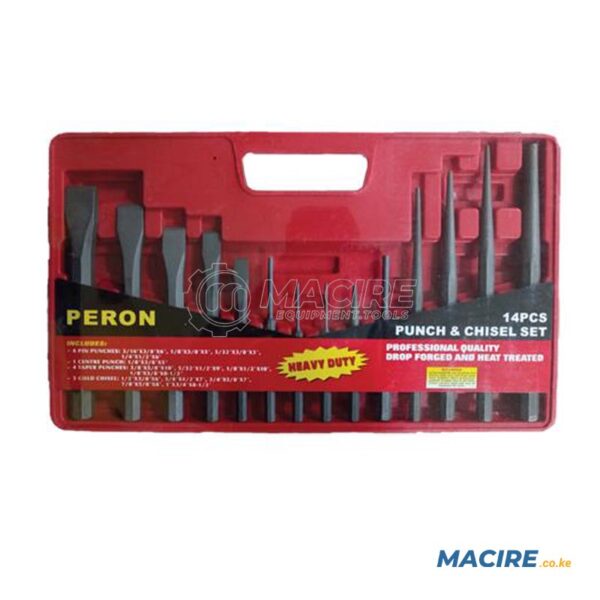 PERON PUNCH & CHISEL SET 14PC