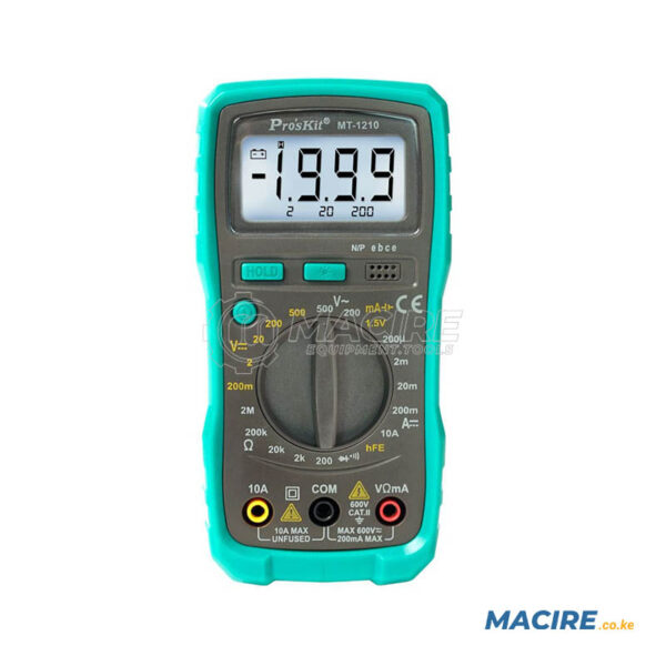 PRO'SKIT MT-1217 MULTI METER DIGITAL 3-5/6 1000V TRUE-RMS