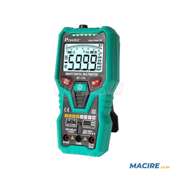 PRO'SKIT MT-1708 MULTI METER DIGITAL 3-5/6 1000V SMART