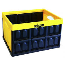 Rolson Crate Folding 45ltrs
