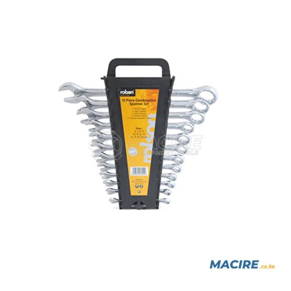 ROLSON SPANNER COMBINATION 12-PCS SET 6-22MM
