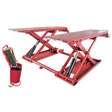 Scissor Car Lift 3.5 Ton - Ideal for Tire Service and Narrow Bays