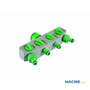 SILVERLINE CONNECTOR TAP 4-WAY (3/4" & 1/2" MALE)
