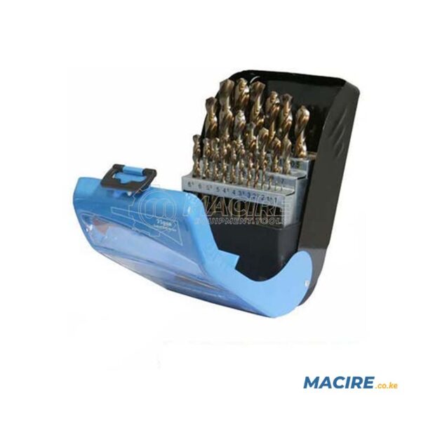 SILVERLINE DRILL BIT COBALT 19-PCS SET 1-10MM