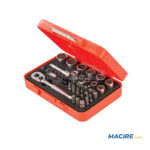 SILVERLINE SOCKET SET 1/4" 23-PCS 6-13MM (DICKIE DYER)