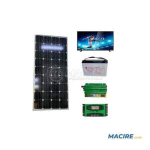 Solar FULLKIT SYSTEM 120w + FREE FULLHD 32" DIGITAL Tv