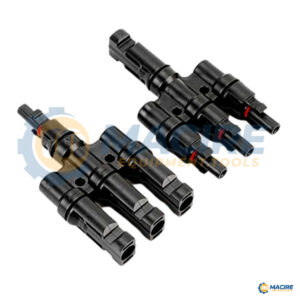 Solar MC4 Connector T-Branch 3 to 1 Splitter MMMF + FFFM Pair