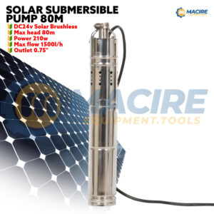 SOLAR SUBMERSIBLE PUMP 80M