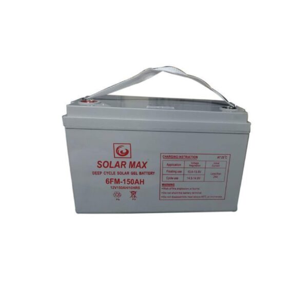 Solarmax Solar Battery 150AH Solar Battery - Grey