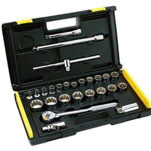 Stanley 1/2" Dr. Socket Set 26-pcs 10-32mm 12-pt