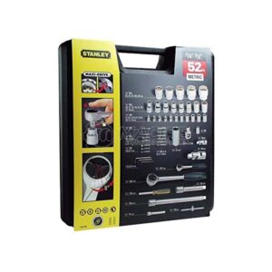 STANLEY 1/4" & 1/2" DR. SOCKET SET 52-PCS