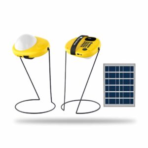 Sun King Boom [3-in-1] Portable Solar Lamp with FM, MP3, and USB Mobile Charging