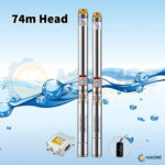 TLAC 74m Head Submersible Pump 0.55kW 0.75hp 4500liter Per Hour
