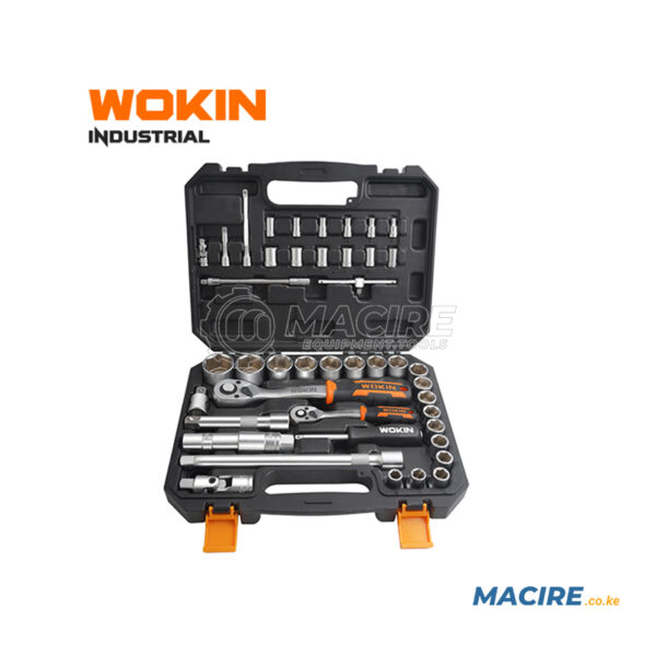 Wokin 45pcs 1/4inch & 1/2inch Socket Set