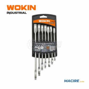 Wokin 7pcs Fixed Head Combination Ratchet Spanner
