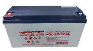 100ah 12v Nippotec Solar Battery – Deep Cycle, Maintenance Free