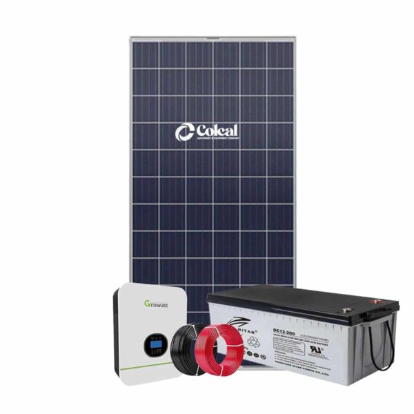 1Kw 1000watts 1Kva Growatt-Ritar Solar system Kit