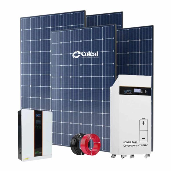 5Kw 5000Watts 5Kva One inverter-5kwh One lithium Battery Solar Kit