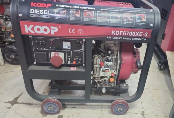 6Kw(7.5kva)Koop open type 3 phase diesel generator