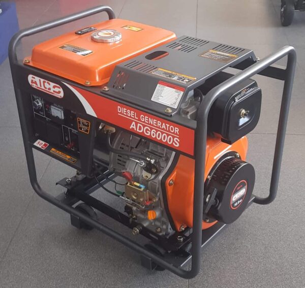 7.5Kva ADG6000S Aico Japan Diesel Open Generator Aircooled