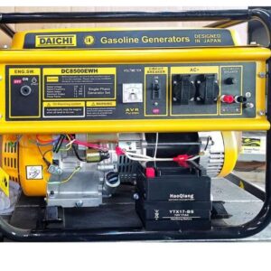DC8500EWH DAICHI Japan Gasoline Generator-Key start, Copper wire with wheels and hand rails