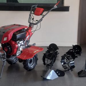 JD-1000D JIADI JD Power Tiller Diesel Powered 10HP Engine Key Start comes with Engine Cover and Light