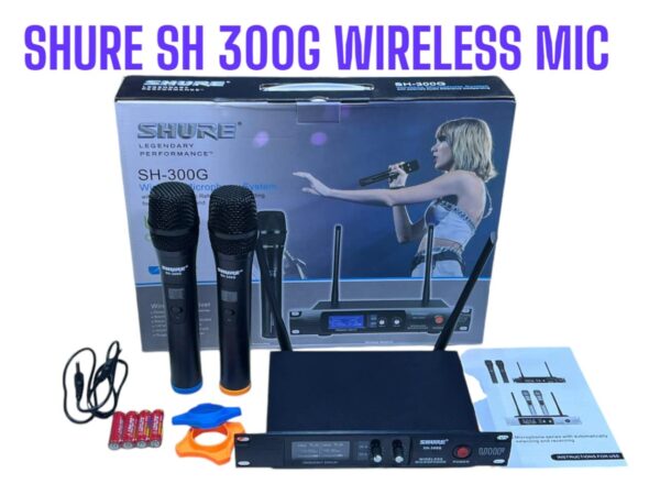 Shure SH300G Digital Professional UHF Wireless Microphone