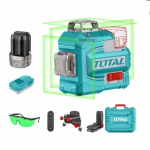 0–35m TOTAL TLL301201 Cordless 3D Laser Level