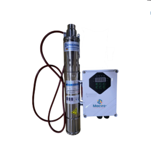 0.4Kw 3.5m³ 55m Premier Brushless 4TY3.5-55/7-400W/48V 400W 0.54HP 3500L/h Borehole Submersible Water DC Pump