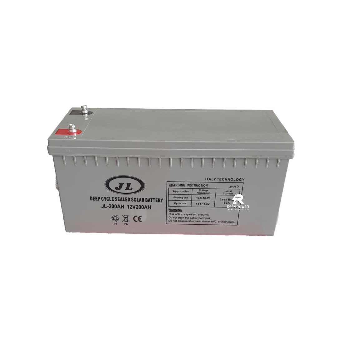 200Ah JL Deep Cycle Solar Battery – 200 Amps Reliable Power