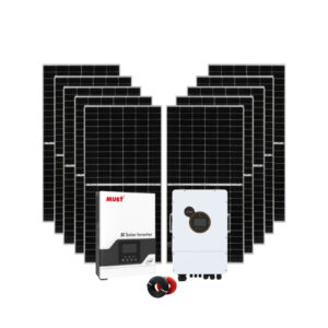 Must Hybrid 48kW Solar Kit (80 × 620W Panels + 80.35kWh Lithium Battery + Free 20m Cable)