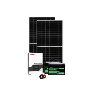 Must Solar 1.5kVA Lithium (LiFePO₄) Solar Kit – 2 Panels + 2 Batteries
